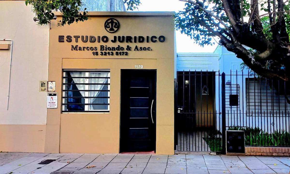Sede de Estudio Jurídico Marcos Biondo & Asoc. en Berazategui centro